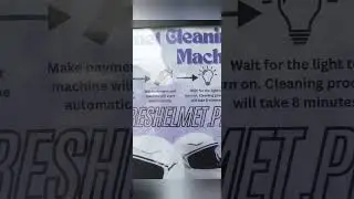 Helmet cleaning and drying, no more amoy kulob na helmet na. @freshelmet.ph