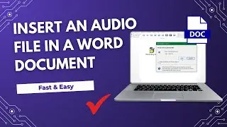 How to Insert & Play an Audio File in Microsoft Word (Step-by-Step Tutorial 2025)