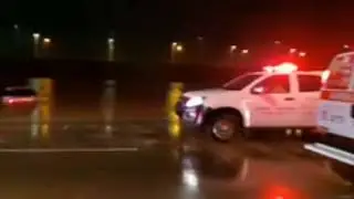 В Ашкелоне машина утонула в луже