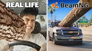 BeamNG but I felt every crash!😱🔥(Real)