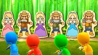 Wii Party U Minigames Dojo Domination Dry bones ( Master Difficily )