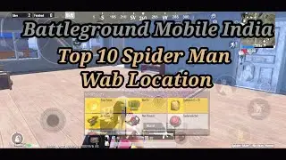 Battleground Mobile India New Update Spider Man Web Location  Bgmi 1.8 Update Gameplay New Tips