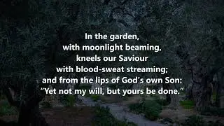 In the garden (Gethsemane)