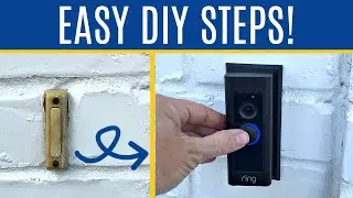 It's SO EASY! How to Install A Wired Ring Video Doorbell (Easy To Follow DIY Steps)