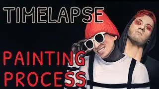 Twenty One Pilots • oil painting timelapse