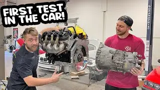 Attaching a Chevy LS engine to a BMW transmission..