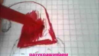 урок №5 рисуем новогодний колпак
