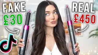 Testing a £30 FAKE DYSON Airwrap TIKTOK DUPE vs THE REAL THING!