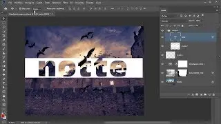 Photoshop Foratura con Testo Modificabile