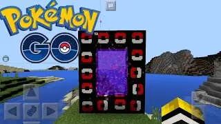 HOW TO MAKE A PORTAL TO THE POKEMON GO DIMENSION IN MCPE // minecraft pe portal 1.1.4
