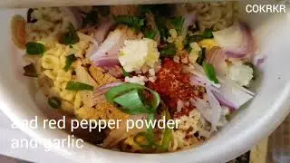 02.March 2021 Today food is Noodle, Addis Ababa in Ethiopia  에티오피아 아디스아바바 튀김우동