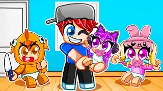 Turning My FRIENDS Into BABIES in Roblox! (Brookhaven RP 🏡)