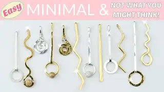 Dainty Stud Earrings (No Solder) How To Make Dainty Jewelry Tutorial