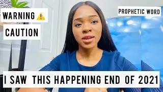 A Powerful Word From The Lord Concerning The End Of 2021, Please Listen!