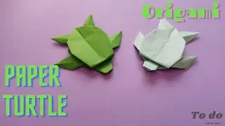 Как сделать черепаху из бумаги. Оригами черепаха / Easy Origami Turtle - How to Make Turtle