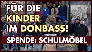 Schulmöbel: Für die Kinder im Donbass
