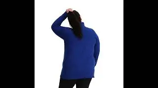 Outdoor Research Womens Plus Size Fleece Layer Vigor Galaxy Blue #plussize  #outdoorresearch #curvy