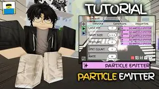 HOW TO USE PARTICLE EMITTER NODE IN JJS SKILL BUILDER UPDATE | JJS Roblox