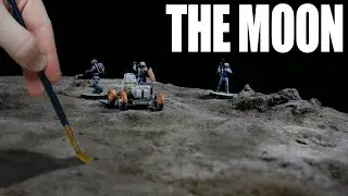 Make a gaming tile in an HOUR. Easy Lunar Surface Effects | Terrain School S1E6 | Beginner