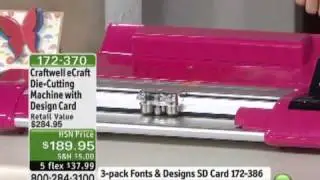 Craftwell eCraft Die-Cutting Machine with Design Card