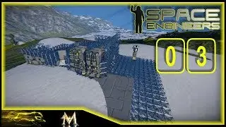 Space Engineers Survival - Episode 3 - Self Sustaining Base I Have