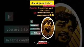 jee Aspirants life 😔||IIT Motivation||#iitjee #jee #jeemains #physicswallah #pw #unacademyatoms