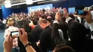 Obama greets Facebook