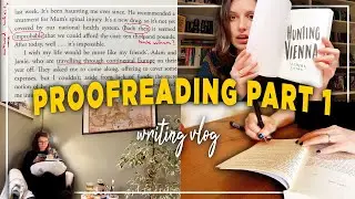 proofreading my book 📝 productive writing vlog 2024