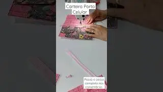 CARTEIRA PORTA CELULAR 🌟 PASSO A PASSO COMPLETO