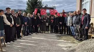 Araklı'da şehit Murat Altuntaş kabri başında anıldı