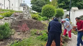 Реконструкция альпийской горки.