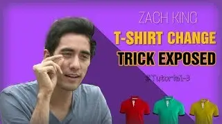 Zach King Magic Tutorial | T-Shirt Changing | in android on Kinemaster