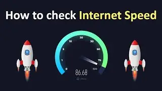How to check your internet speed 🚀🛜