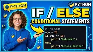 Python Conditional Statements Explained 🔥 | if else elif Tutorial for Beginners