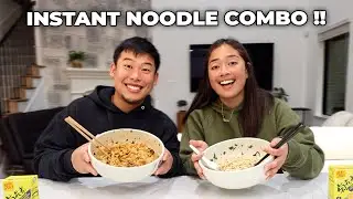 Eating Hand-Cut Noodles & Dumplings for Dinner | Couples Talk