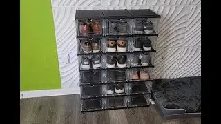 SONGMICS Foldable Shoe Boxes - Stackable, Portable Shoe Organizer Set of 18 for Easy Storage Review