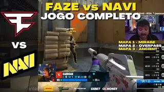 FAZE vs NAVI - JOGO COMPLETO (Todos os Mapas) IEM Cologne 2023