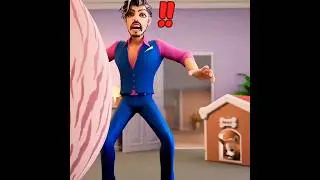 ELE SAIU CORRENDO QUANDO ELA MOSTROU A ELE! #shorts #jogos #animation