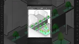 Diagrama de Arquitetura no Illustrator #arquitetura #illustrator
