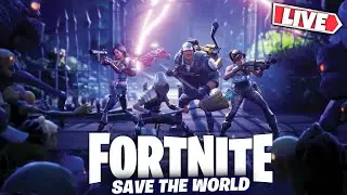 Playing Fortnite Save the World Live on Stream!