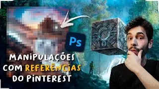 Criando MANIPULAÇÃO no Photoshop usando Imagens do Pinterest como Referência