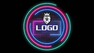 Анимированная аватарка Triple circular round neon