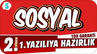 5.Sınıf Sosyal 2.Dönem 1.Yazılıya Hazırlık 📝 