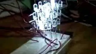 3x3x3 led cube arduino demo