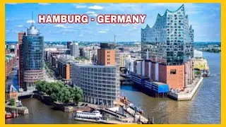 HAMBURG  WALKING TOUR - With Captions⬇️ Nonsje Vlog.