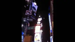 New Years ball 2013 test run times square