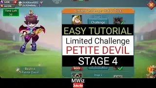 Limited Challenge Stage 4 Trick vs Trick Beatrix (Lords Mobile Limited Challenge Petite Devil)