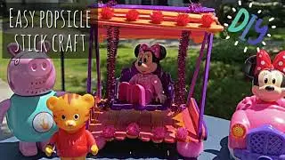 Easy Popsicle Stick Swing Crafts | DIY Crafts Ideas | Minnie Mouse Swing | Ice Cream Sticks Swing