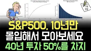 S&P500, 10년만 몰입해서 모아보세요! 초기 투자가 40년 자산의 50%를 차지