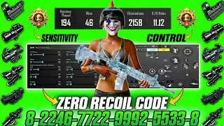 NEW UPDATE 4.2 CODE 🔥 PUBG MOBILE/BGMI SENSITIVITY SETTINGS 2026 | BEST SCOPE SENSITIVITY SETTINGS✅